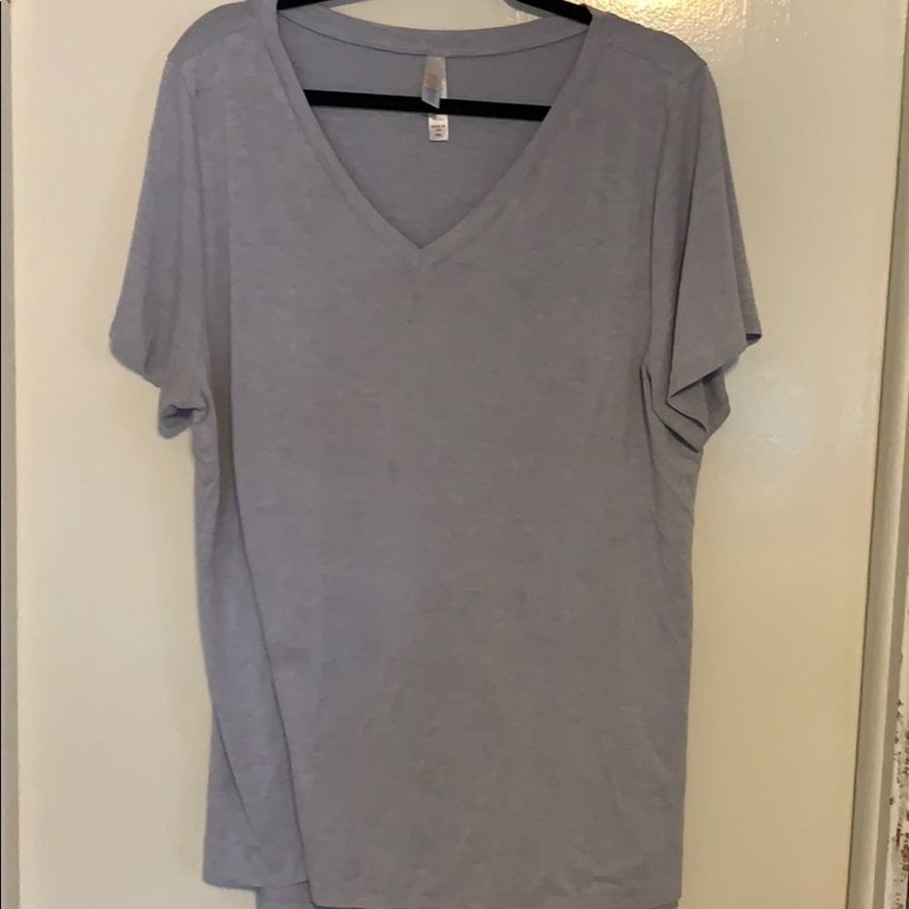 LuLaRoe Light Blue Christie Tee